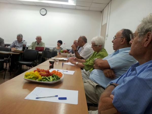מפגש חוקרים בנושא שיתוף פעולה ישראלי-פלסטיני - מאי 2014